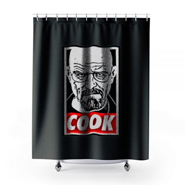 Breaking Bad Cook Funny Hipster Shower, Hipster Shower Curtains