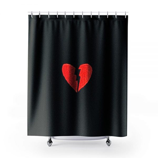 Broken Heart Shower Curtains