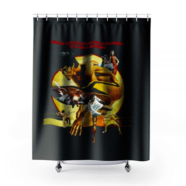 Bruce Lee Enter the Dragon 1978 Movie Shower Curtains