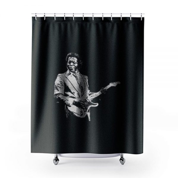 Buddy Guy Guitarist Rock Band Shower Curtains