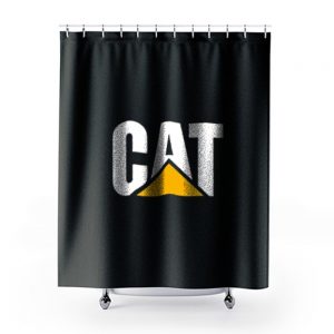 Bulldozer Digger Cat Shower Curtains