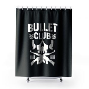 Bullet Club Pro Wrestling Shower Curtains
