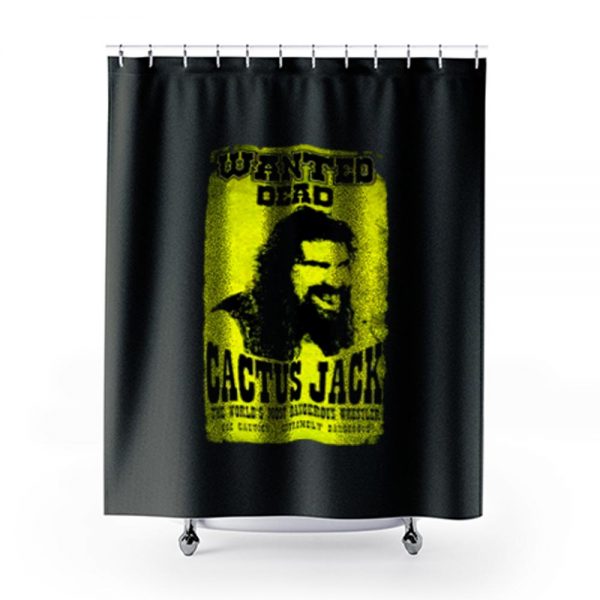 Cactus Jack Mick Foley Shower Curtains