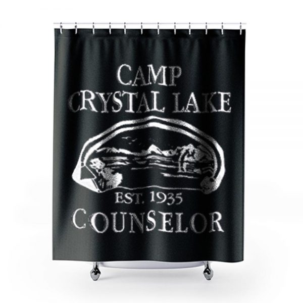 Camp Crystal Lake Counselor Shower Curtains
