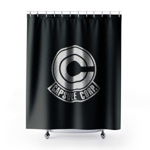 Capsule Corp Shower Curtains