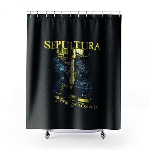Chaos Ad Sepultura Shower Curtains
