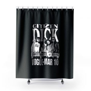Citizen Dick Band Shower Curtains