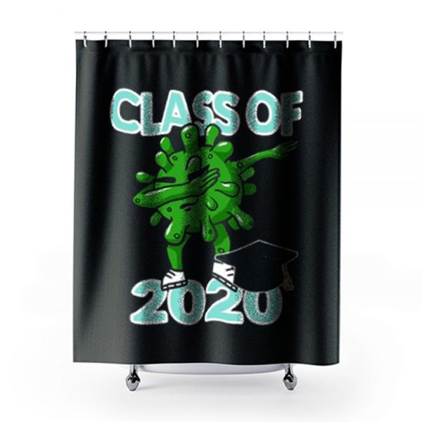 Class Of 2020 Dabbing Pandemic Graduation Quarantine Shower Curtains