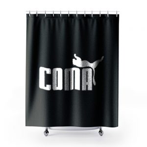 Coma Parody Hipster Shower Curtains