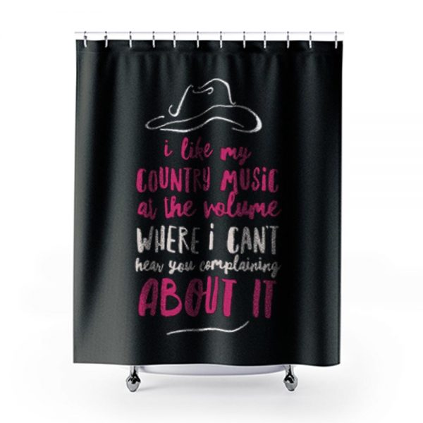 Country Music Shower Curtains