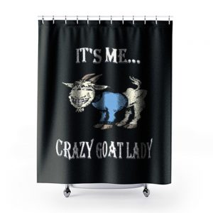 Crazy Goat Lady Shower Curtains