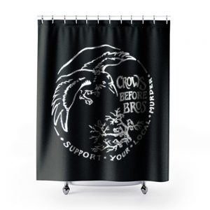 Crows Before Bros Shower Curtains