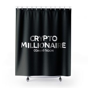 Cryptocurrency Crypto BTC Bitcoin Miner Ethereum Litecoin Ripple Shower Curtains