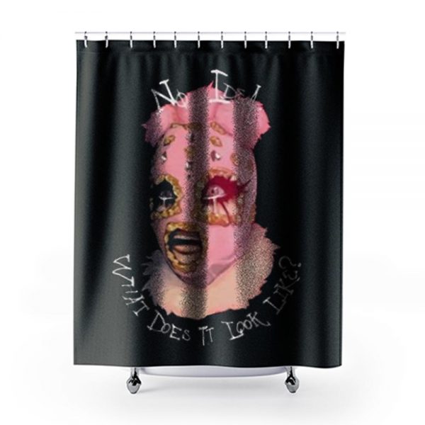 Crystal Facekini Shower Curtains