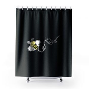 Cute Bee Fly Bee Kind Shower Curtains