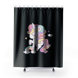 Cute Unicorn Shower Curtains