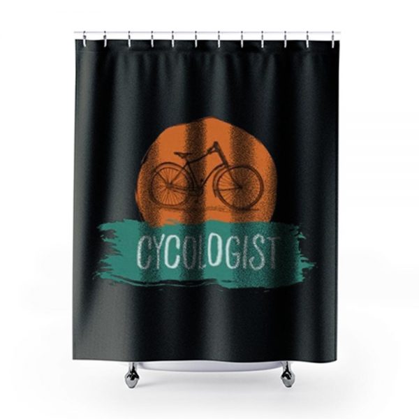 Cycologist Shower Curtains