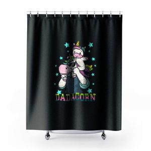 Dadacorn Unicorn Shower Curtains
