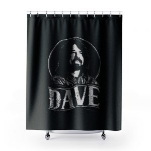 Dave Grohl Tribute American Rock Band Lead Singer Shower Curtains