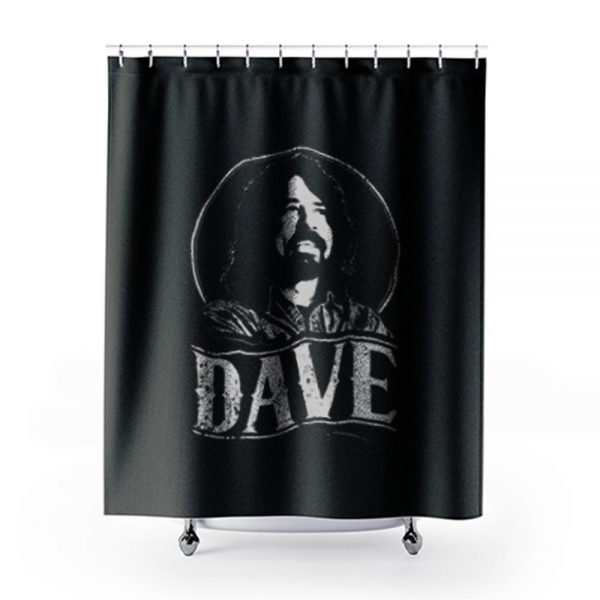 Dave Grohl Tribute American Rock Band Lead Singer Shower Curtains