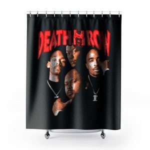 Death Row Records Tupac Dre Retro Shower Curtains