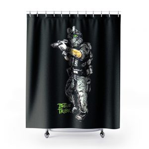Death Trooper operator Shower Curtains