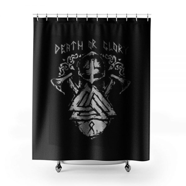 Death or Glory Shower Curtains