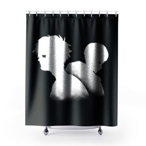 Devilman Crybaby Ryo and Akira Shower Curtains