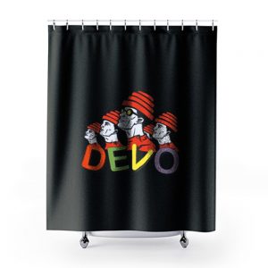 Devo Rock Band Shower Curtains