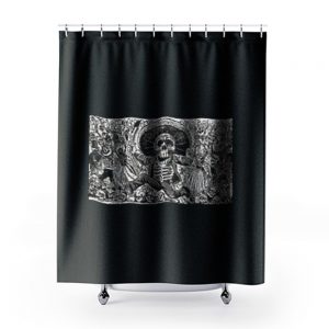 Dia de los Muertos Shower Curtains