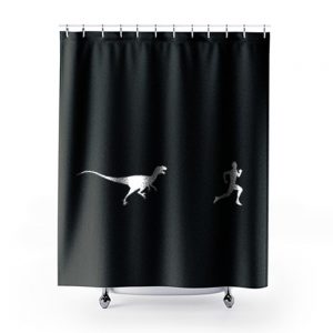 Dinosaur Running Shower Curtains