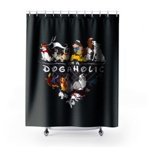 Disney Dogaholic Shower Curtains