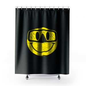 Diving Smiling Shower Curtains