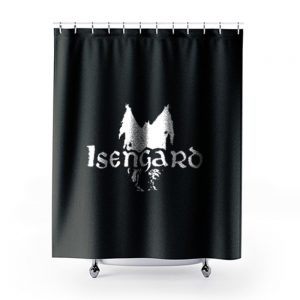 Isengard Black Metal Shower Curtains