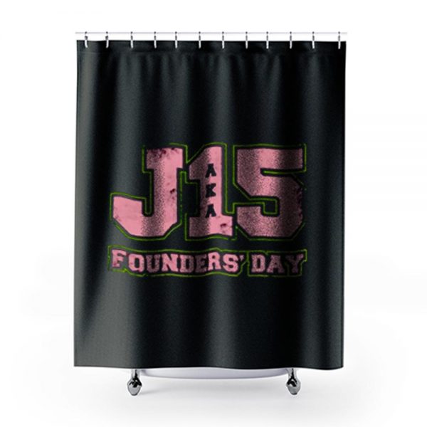 J15 Founders Day Shower Curtains