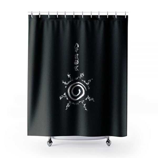 Jinchuriki Kyubi Locked Naruto Shower Curtains