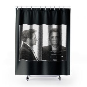 Johnny Cash Mugshot Shower Curtains