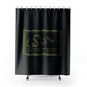 Join Or Die Shower Curtains