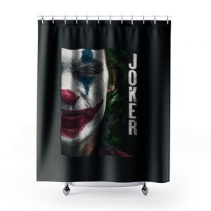 Joker Half Face Shower Curtains