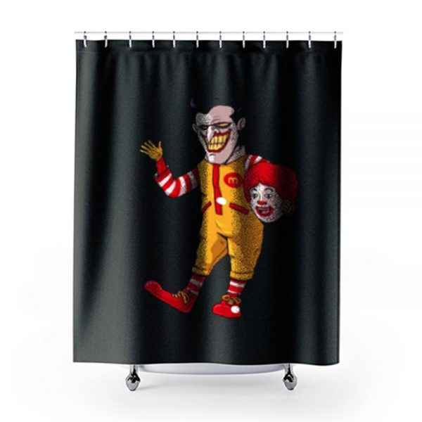 Joker Ronald Mcdonald Shower Curtains