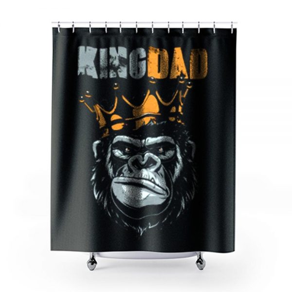 KIng Dad Fathers King Kong Shower Curtains