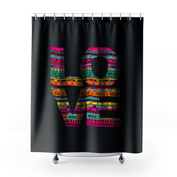 Kerusso Womens Love Doodle Shower Curtains