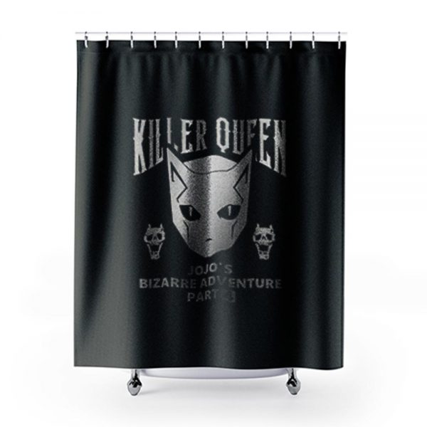 Killer Queen Jojo Bizzare Adventure Shower Curtains