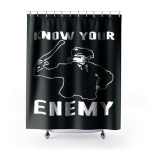 Know Your Enemy Pork Police Shower Curtains