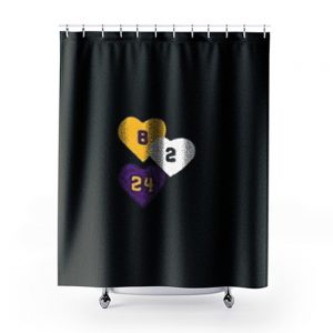 Kobe Numbers Shower Curtains