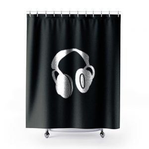 Kopfhorermusik V Ausschnitt Shower Curtains