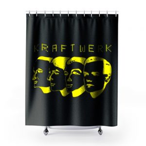 Kraftwerk Germain Pop Band Shower Curtains
