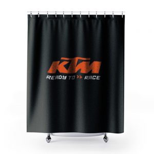 Ktm Ready To Race Shower Curtains