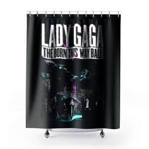 Lady Gaga Castle Tour 2013 The Born This Way Ball Pop Shower Curtains