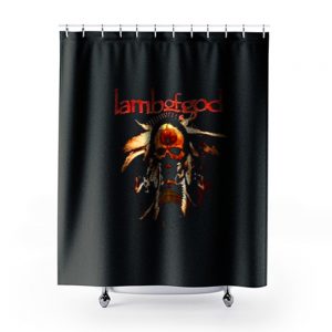 Lamb Of God Metal Shower Curtains